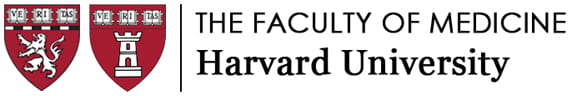 Harvard Medical School and Harvard School of Dental Medicine Shields with The Faculty of Medicine label